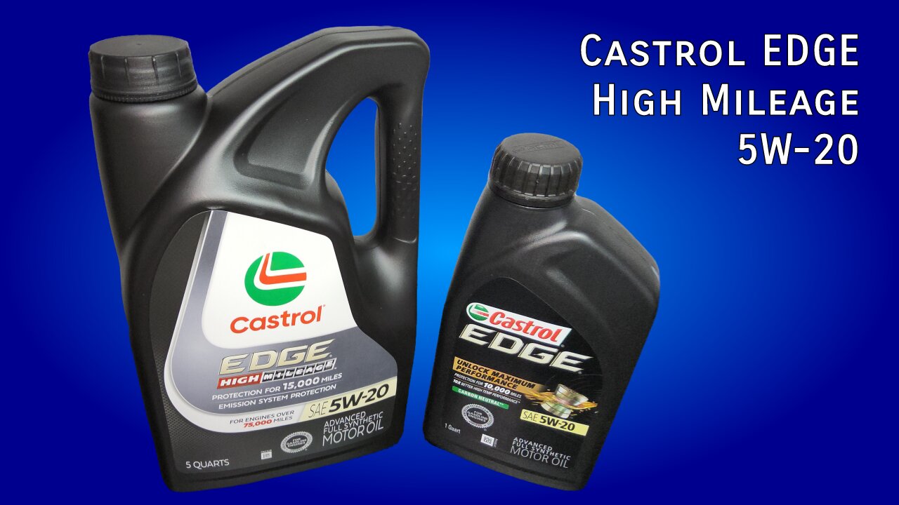 Castrol EDGE High Mileage 5W-20 Advanced Full Synthetic Motor Oil