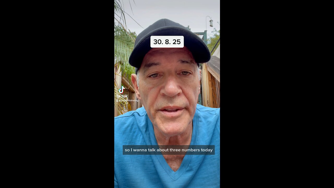 30. 8. 25. Three of the most important numbers in a mans life.