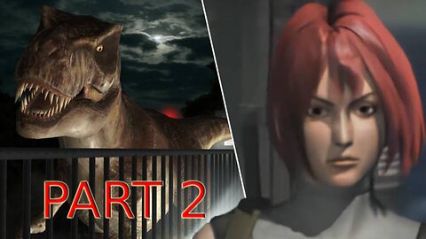 DINO CRISIS Gameplay Walkthrough, ps1 horror survival game, improved graphics [part 2]