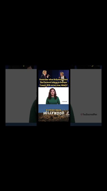 Remember When Hollywood Asked the Electoral College to Overturn the 2016 Election?