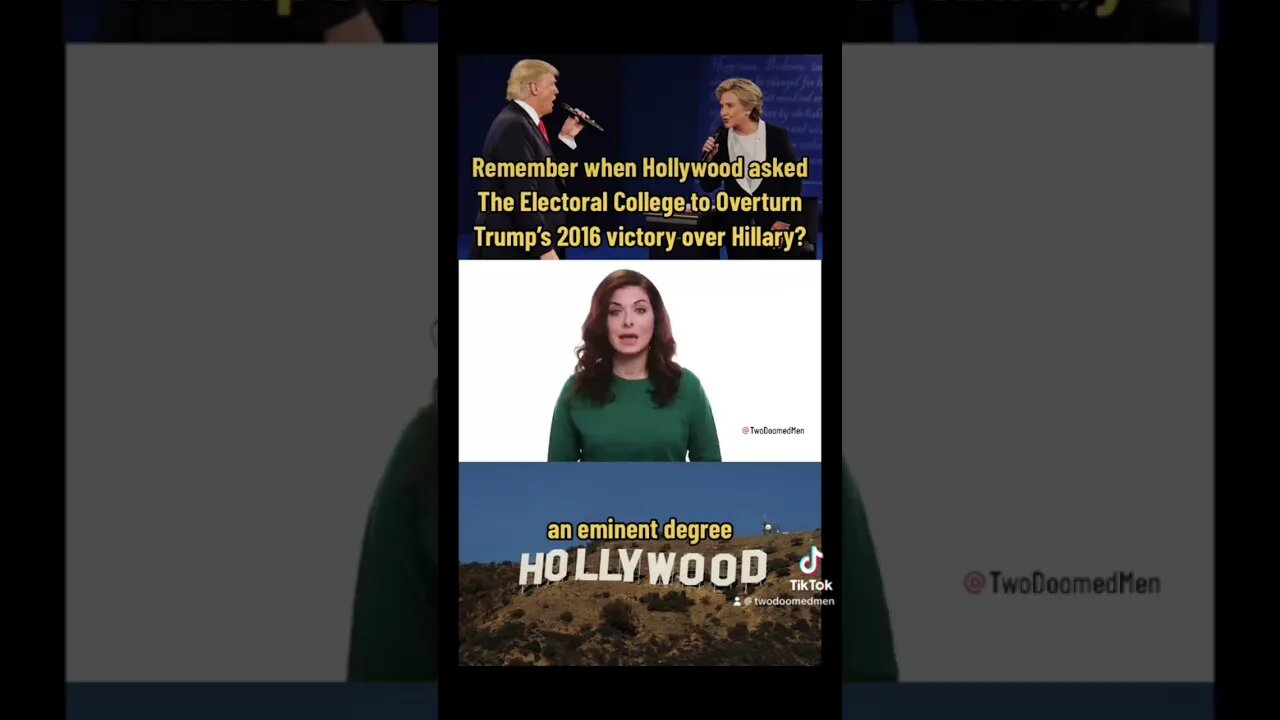 Remember When Hollywood Asked the Electoral College to Overturn the 2016 Election?