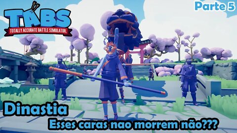 Imortais da Dinastia Xing Ling - Totally Accurate Battle Simulator (TABS) - Gameplay PT-BR