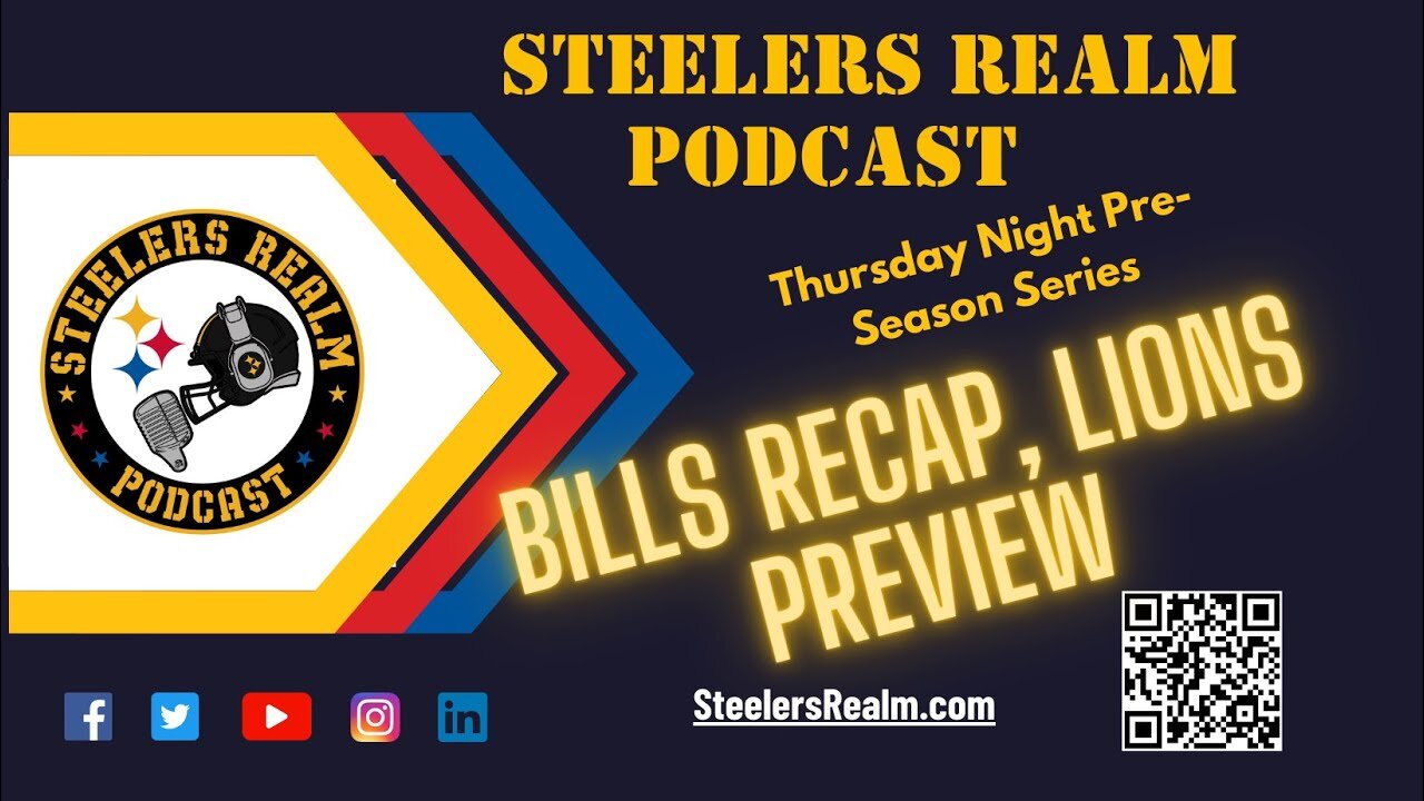 Steelers BrodericK Jones to bounce back? Detroit Preseason Preview Show | SRP S6-E23-259 8-22-2024