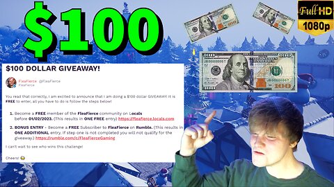 $100 DOLLAR GIVEAWAY!