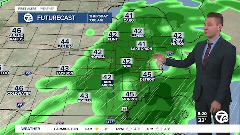 Metro Detroit Forecast: Warmer and wetter for Thanksgiving