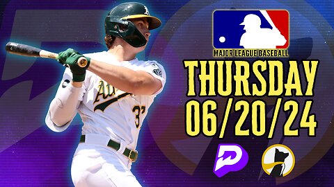 ⚾️ ✅ #PRIZEPICKS | #UNDERDOGFANTASY BEST PICKS FOR #MLB THURSDAY | 06/20/24 | #BASEBALL | TODAY