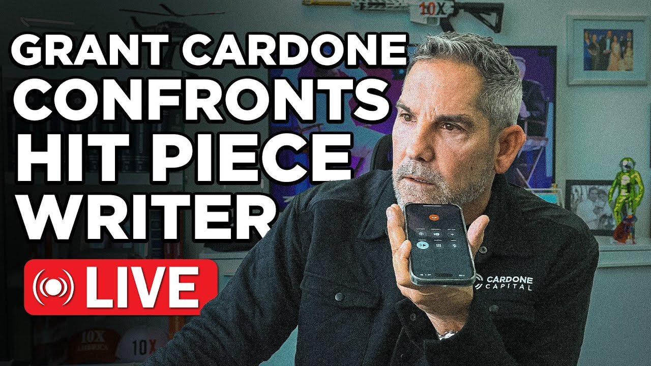 Grant Cardone CONFRONTS REPORTER LIVE!