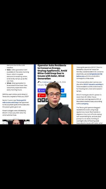 Victor Reacts: Sorry You’re Freezing, But Enjoy Our Wind Turbines!