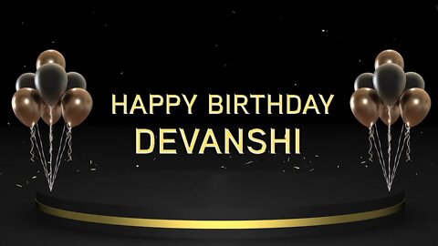 Wish you a very Happy Birthday Devanshi