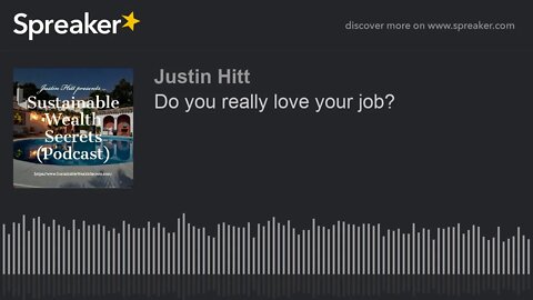 Do you really love your job?