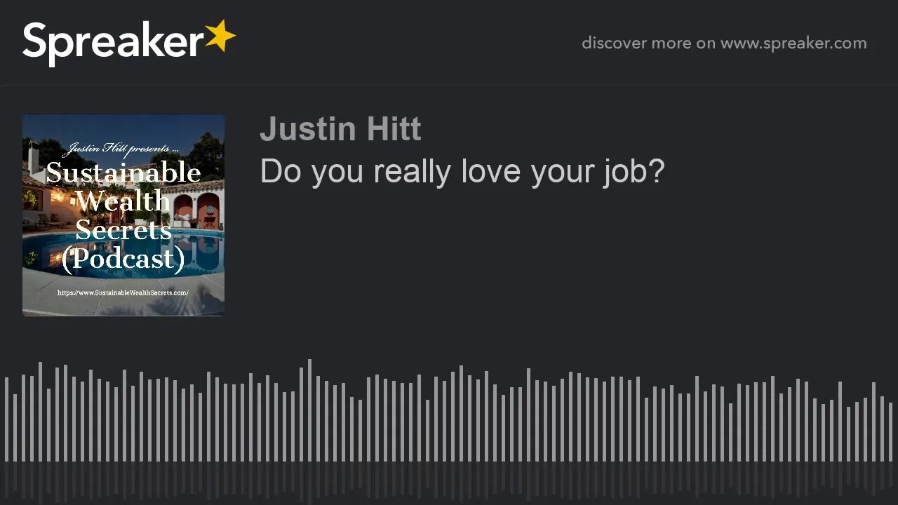Do you really love your job?