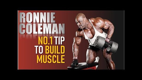 Ronnie Coleman's Number One Technique to Build Muscle (Secret Revealed)