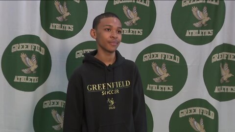 Greenfield soccer player injured in hit-and-run returns to the field, makes goal of his life