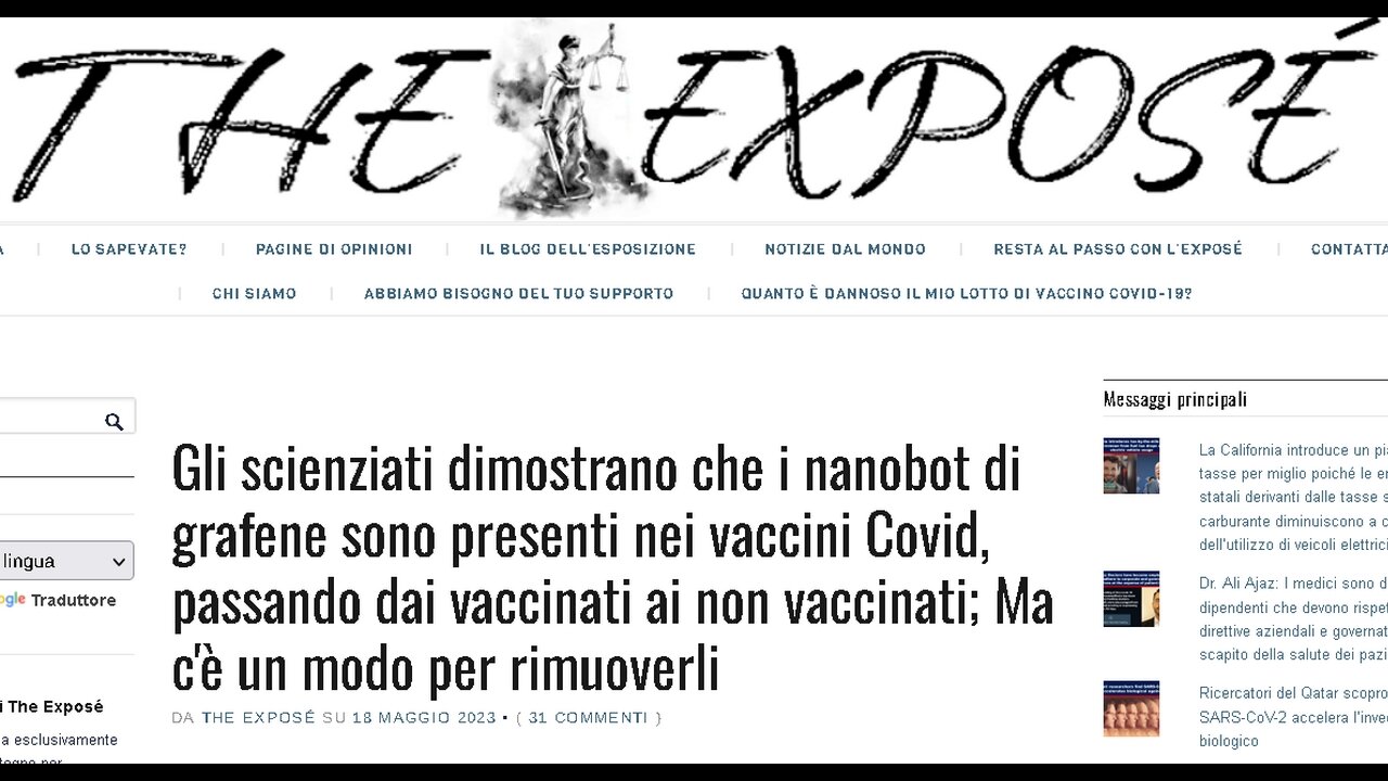 Grafene Ovunque+Tutto sul Grafene e Vaccini,dove vogliono arrivare -META ANALISI