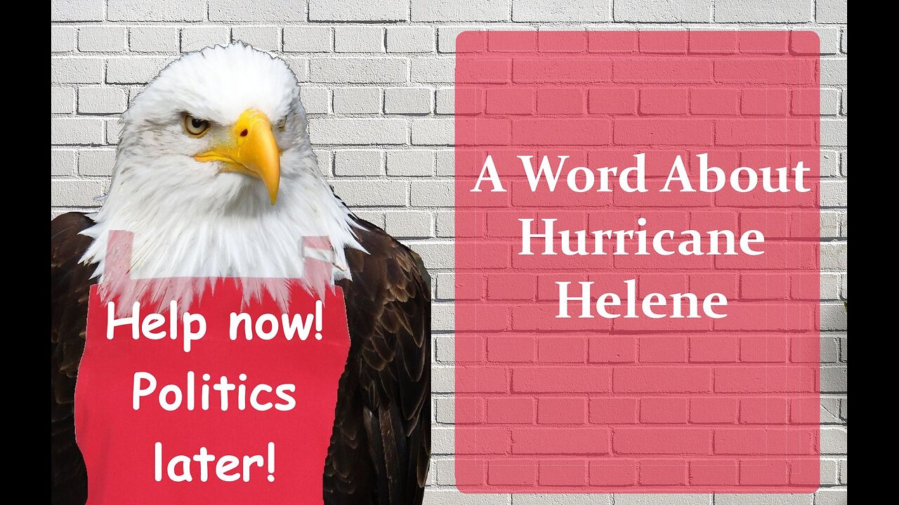 A Word About Hurricane Helene