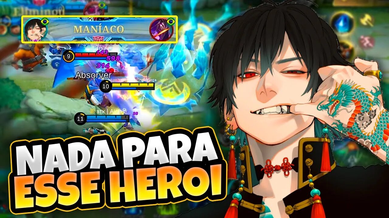 ELE É O MAGO MAIS FORTE DO META ATUAL! NÃO TEM JEITO | MOBILE LEGENDS