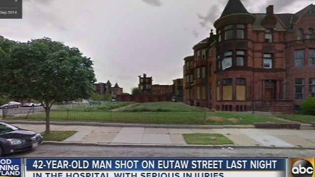 42-year-old man shot in Eutaw Street