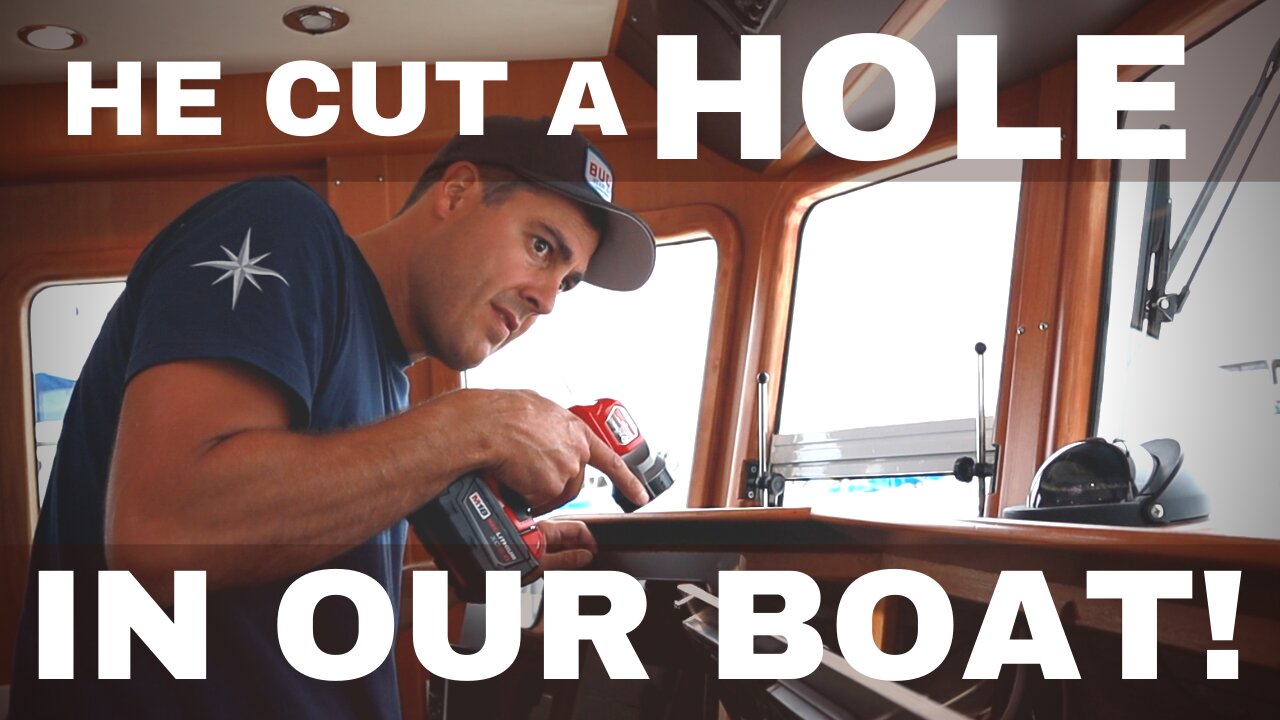 He CUT a HOLE in our boat for an Ecor Pro dehumidifier [MV FREEDOM]