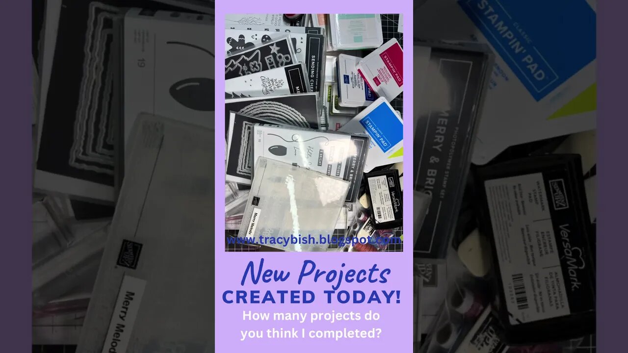 Busy Sunday! How many projects do you think I created???