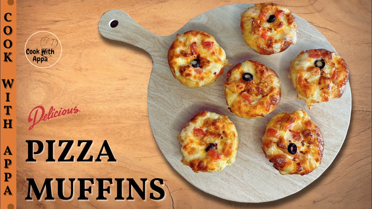 Pizza Muffins | Pizza Bites | Pizza Pockets | Muffin Tin Pizzas | Mini Pizza Pies | #muffins