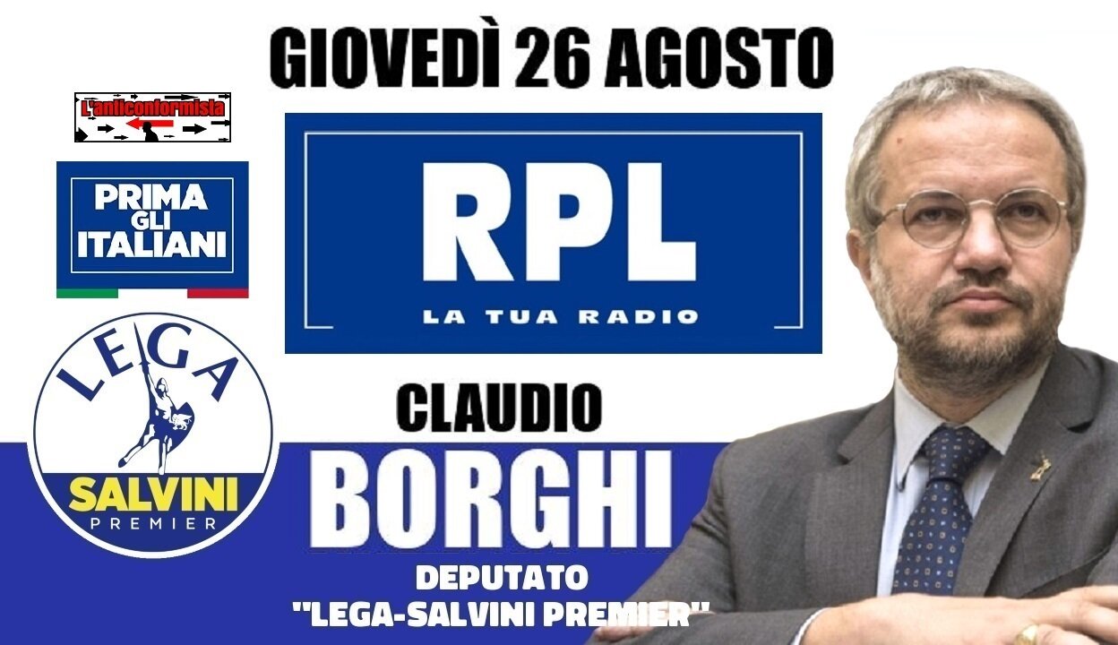 🔴 34° Puntata della rubrica su RPL "Scuola di Magia" di Claudio Borghi (26/08/2021).