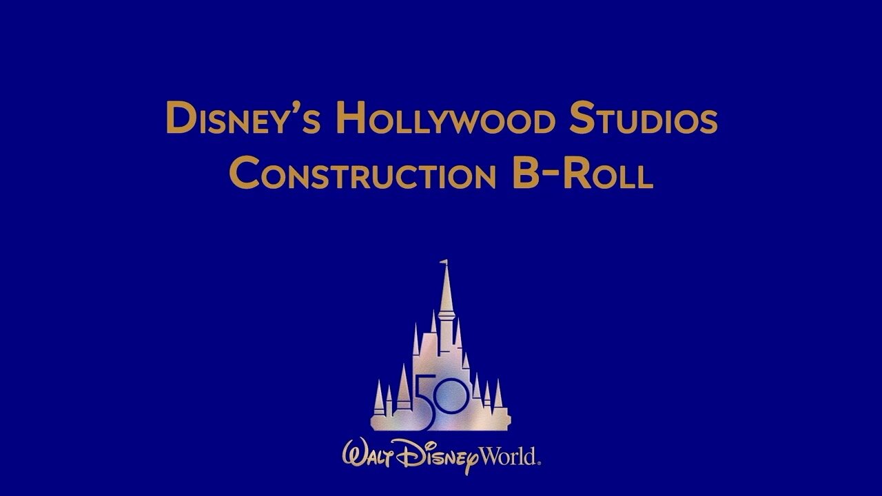 Disney's Hollywood Studios Construction Footage Walt Disney World Resort 50th Anniversary