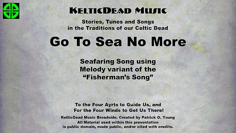 Go To Sea No More