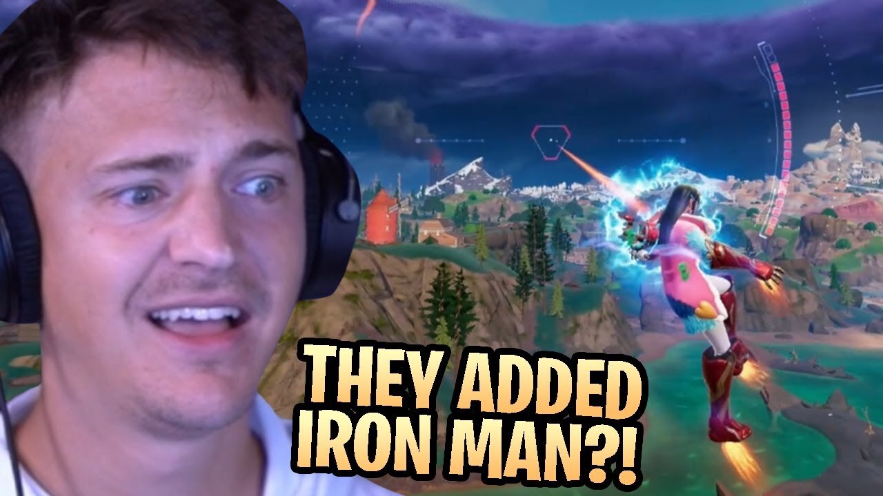 Ninja Reacts To Iron Man Being ADDED To Fortnite...