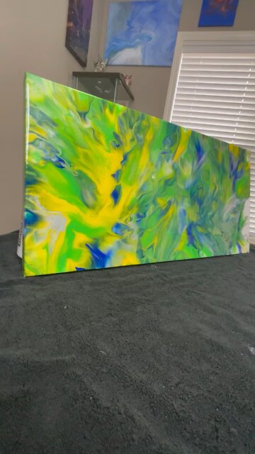 A Celebration of Spring! #shorts #forsale #yycart #shoplocal #yyc #art #uniquegifts #acrylicpouring