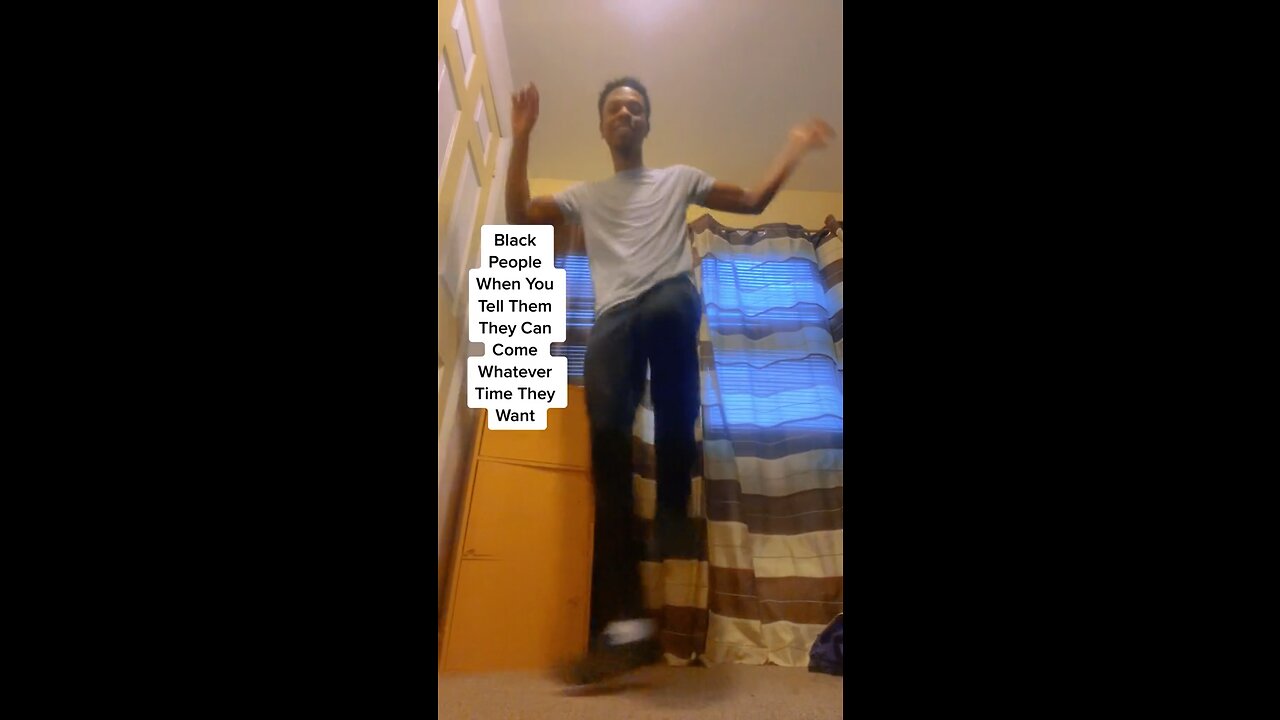 Black People When There’s No Designated Arrival Time