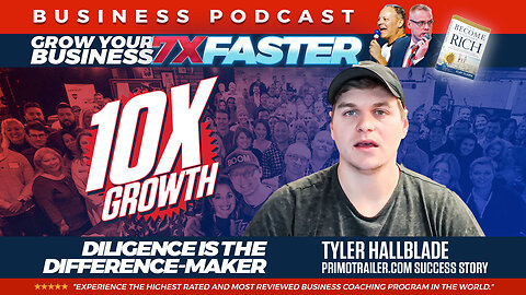 Business Podcasts | Why Do Clay Clark's Clients Grow By An Average of 104% | How Did Clay Clark Coach PrimoTrailer.com Into 10X Growth?!