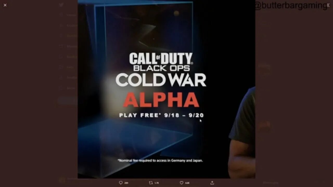 Black Ops Cold War Open Alpha on PS4 this Weekend!