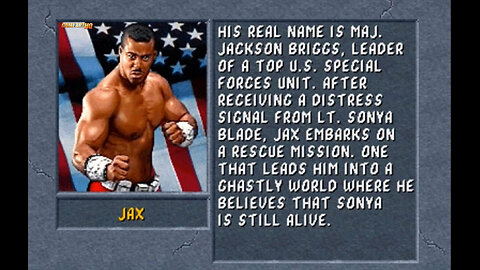 MORTAL KOMBAT 2 (Jax) [Midway, 1993]