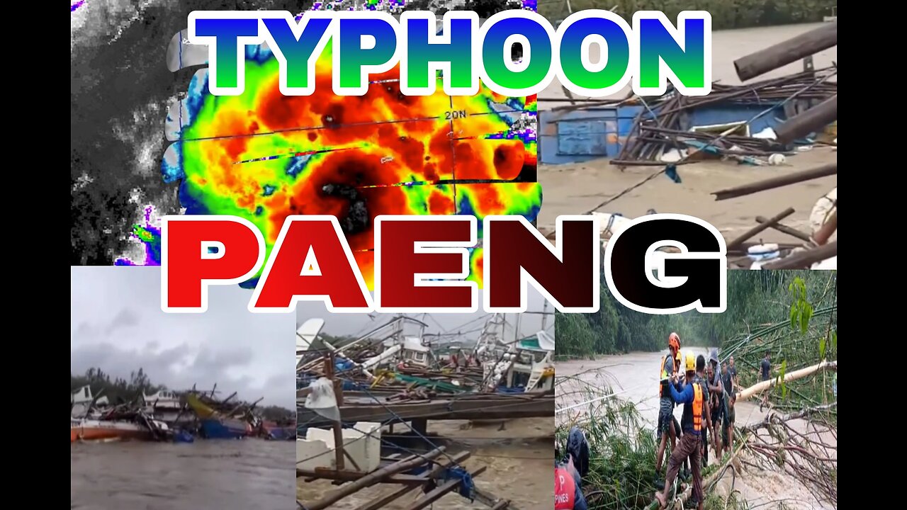 TYPHOON PAENG- Short Video Clip.