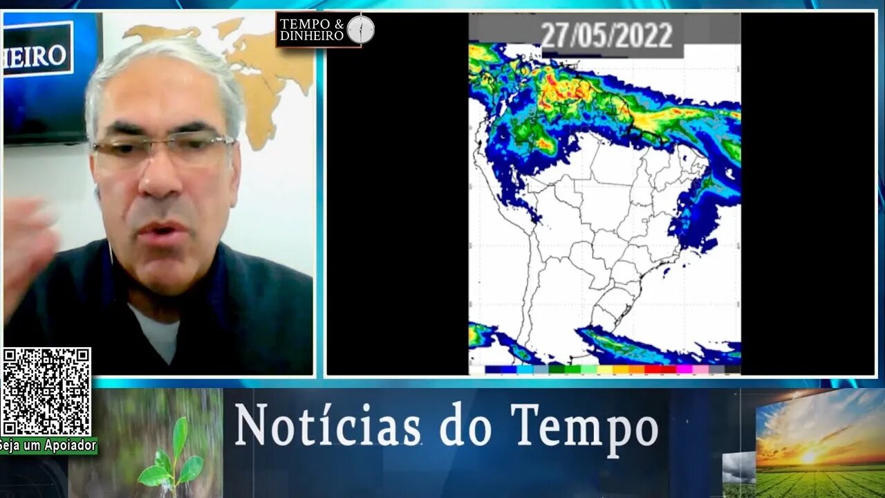 Previsão do tempo indica redução do frio com chuvas no norte e nordeste