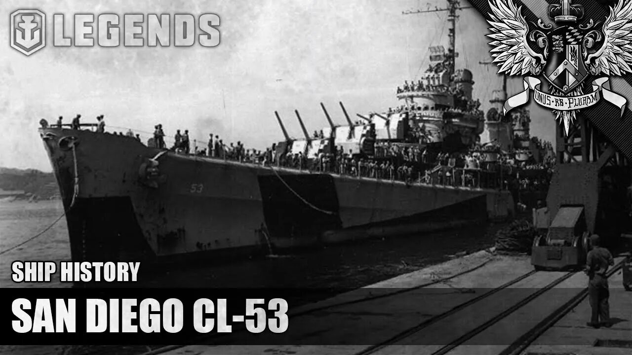 WoWS: Legends - USS San Diego - Ship History