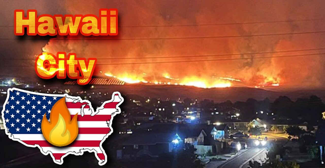 2023 Hawaii wildfires (America) Island of Maui