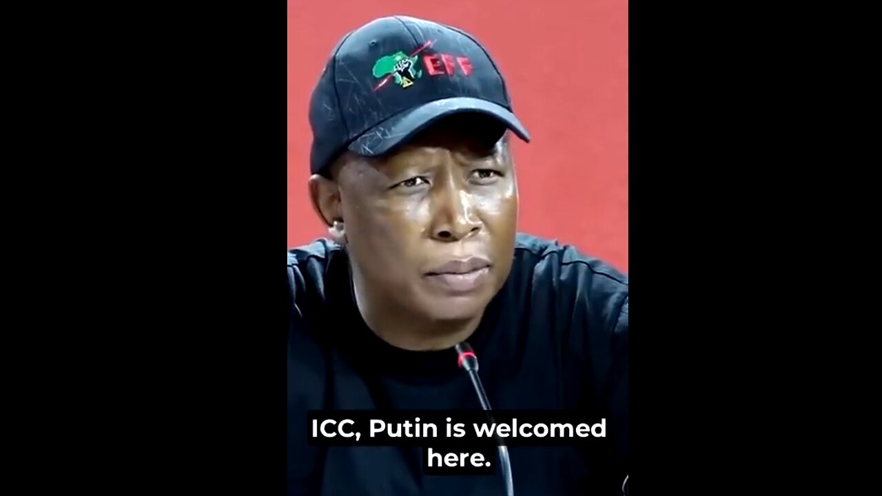 Putin is welcome here and no one will arrest him! - South Africa's EFF Commander-in-Chief