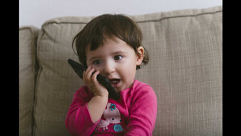 Funny Cute Baby Talking On Phone📱😂