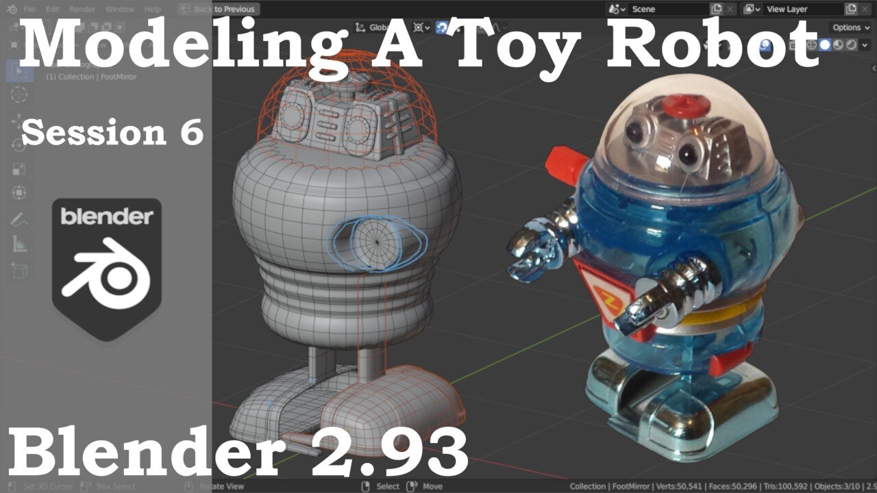 Modeling A Toy Robot, Session 06