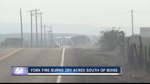 York Fire burning in south Ada County