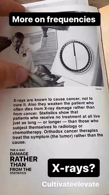 X-rays and cancer: book world without cancer the story of b17