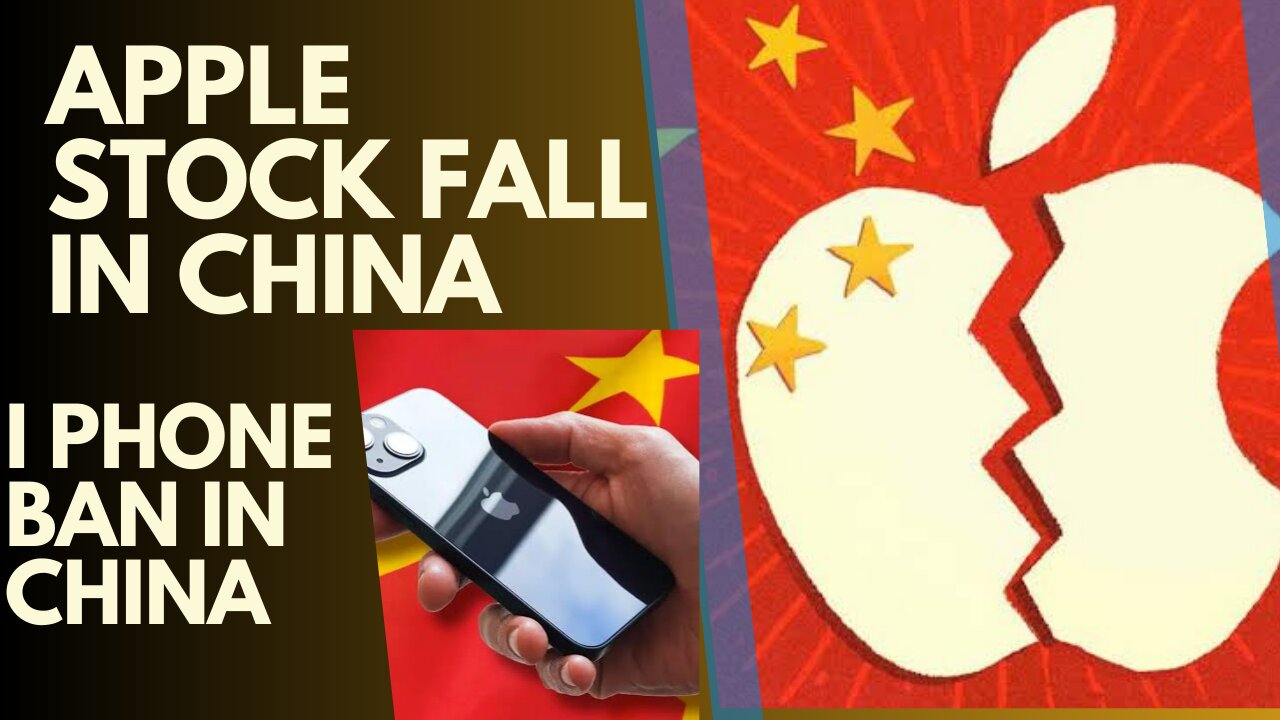 Apple I phone Ban In China| 200 Billion Loss To Apple |Apple Stock Fall In China