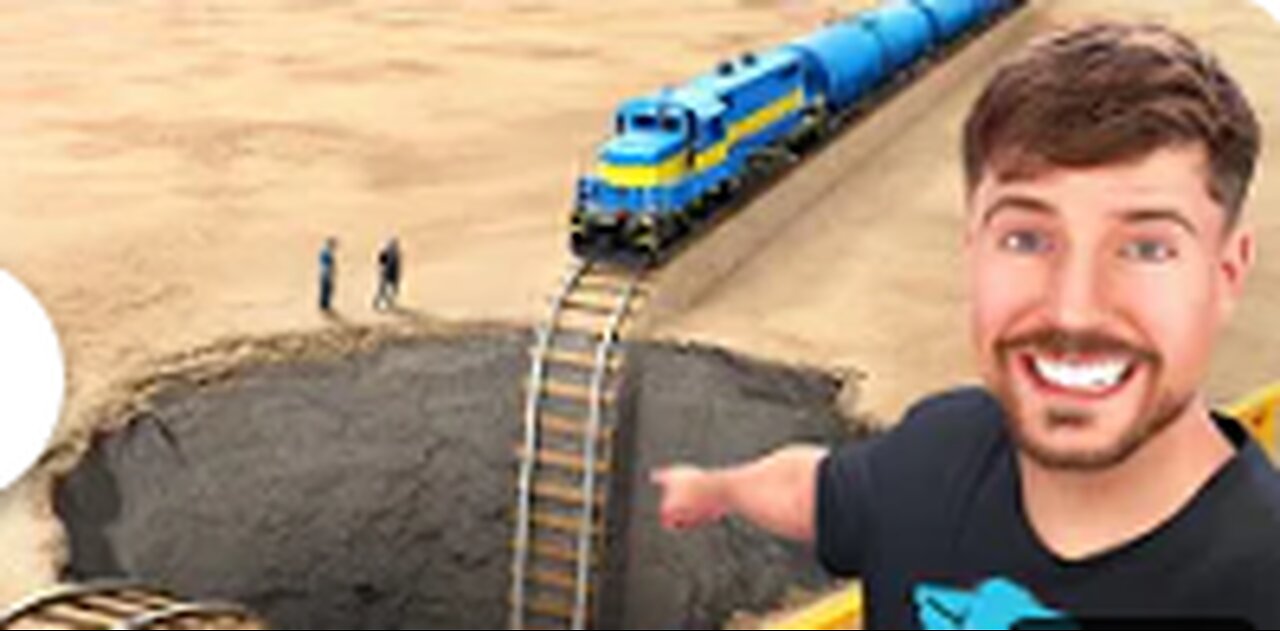 Train Vs Giant Pit