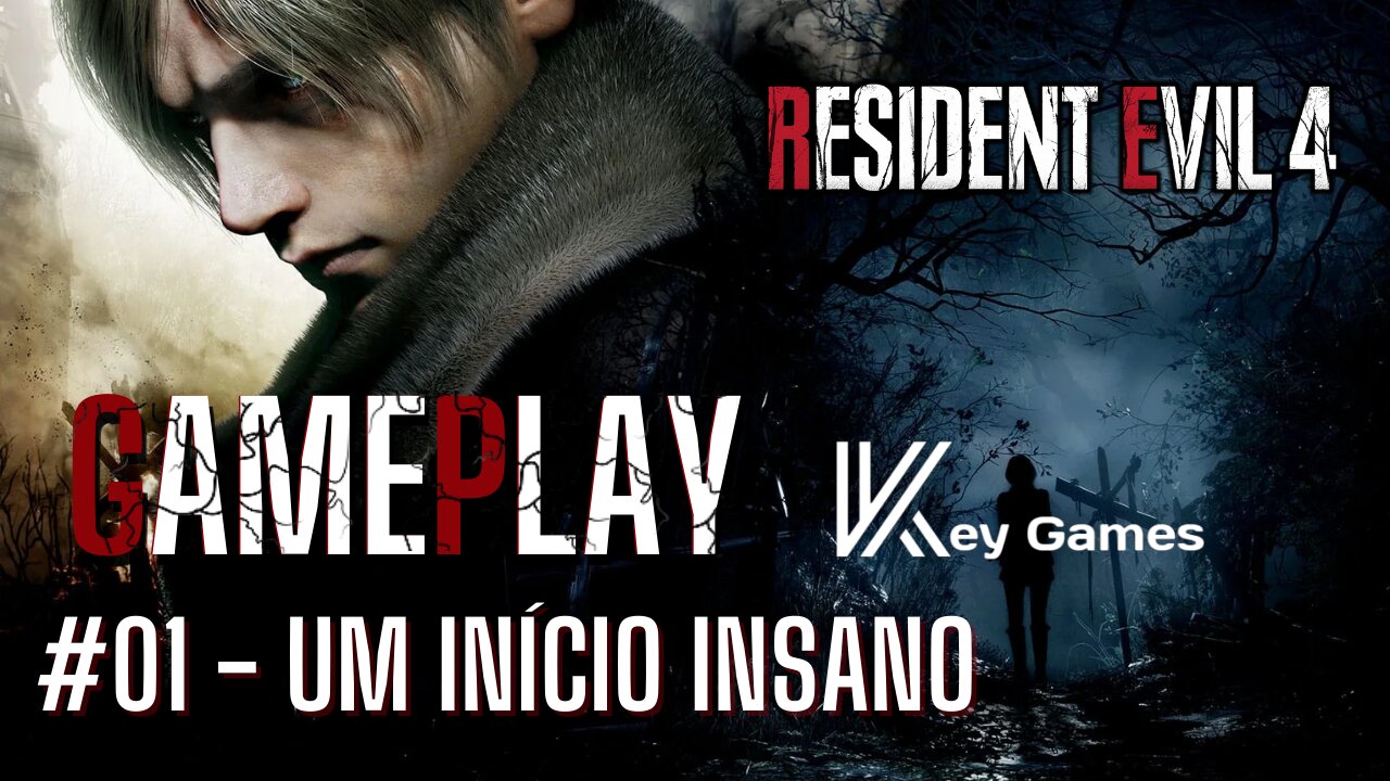 Gameplay Resident Evil 4 Remake - Um Início Insano