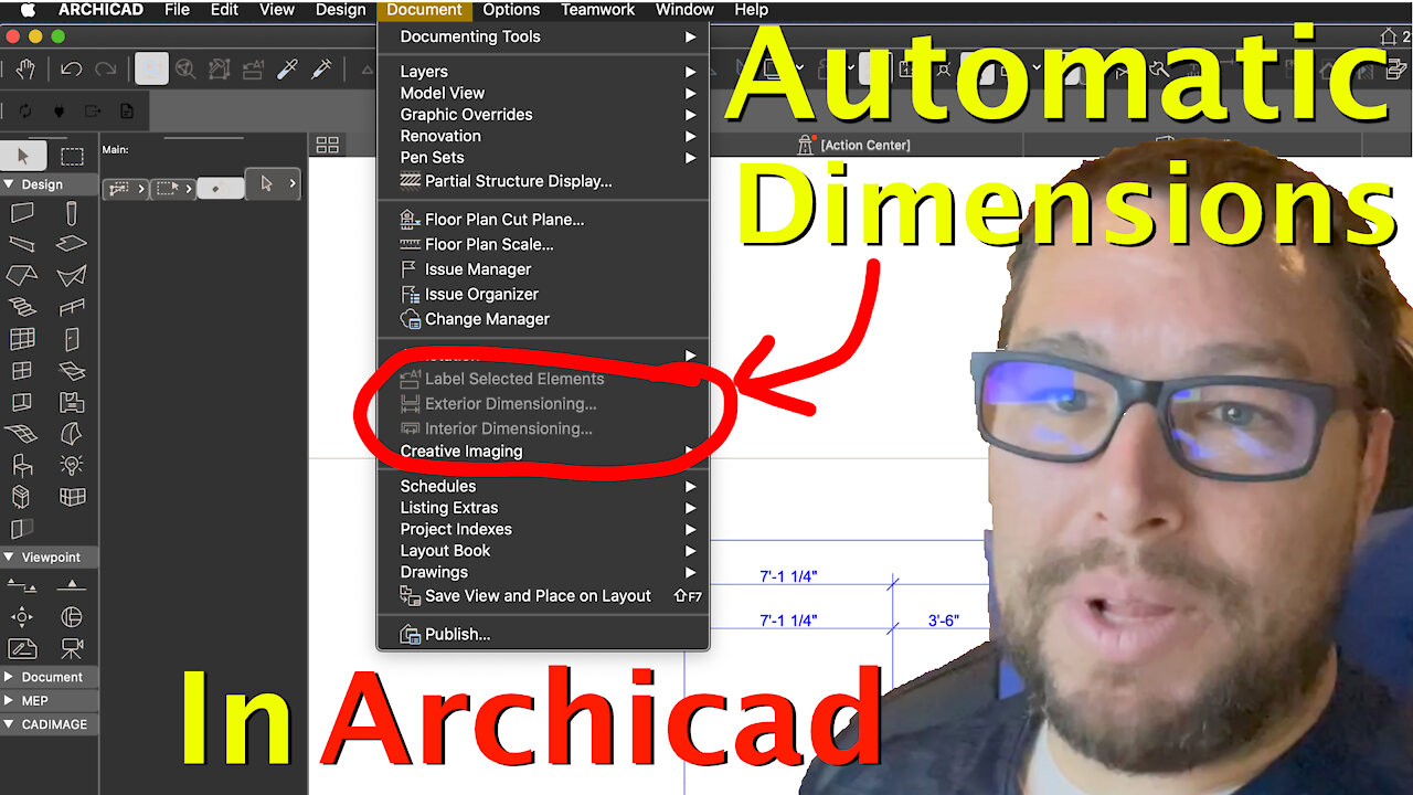 Automatic Dimensioning in Archicad - Episode - CBA AC 006