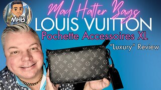 Great for Men! LV Pochette Accessoires XL (Replica Review) from ANTMALL.RU (LINK IN DESCRIPTION)