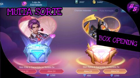 TIRAMOS UMA ÉPICA DE ROLETA MOONTOOOOOON • BOX OPENING | Mobile Legends