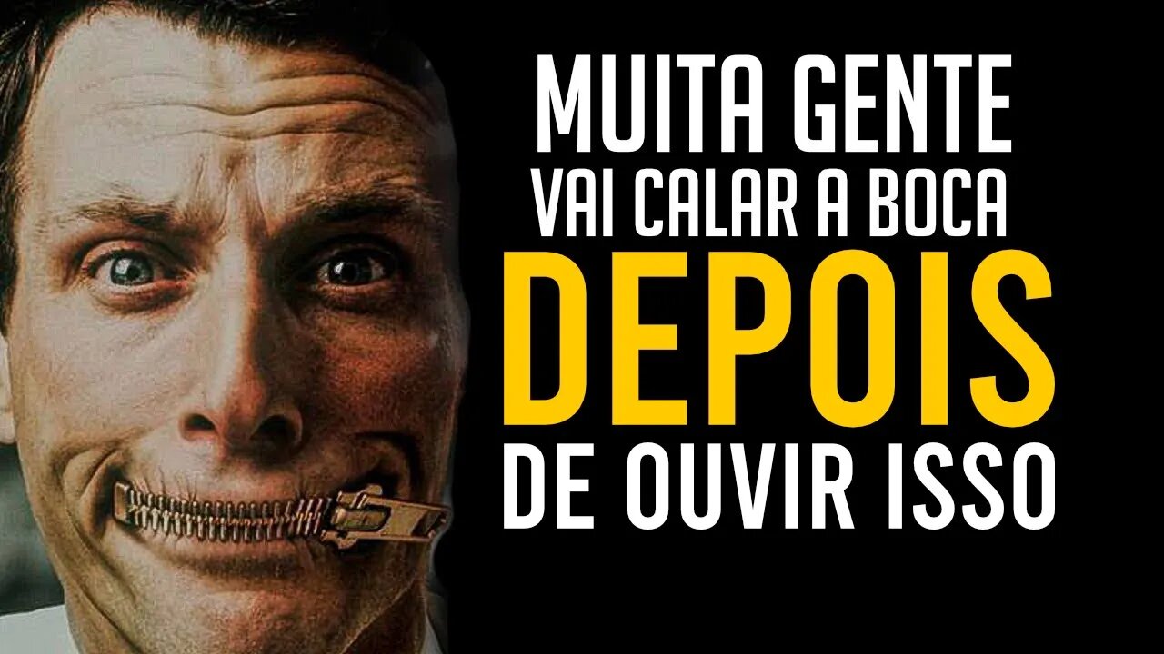 VOCÊ VAI CALAR A BOCA DE MUITA GENTE QUE NÃO ACREDITOU EM VOCÊ COM ESSA MENSAGEM DE MOTIVAÇÃO