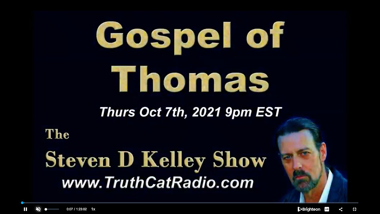 TCR#942 STEVEN D KELLEY #385 The OCT 7 2021 The Gospel of Thomas - #OCCUPYTHEGETTY